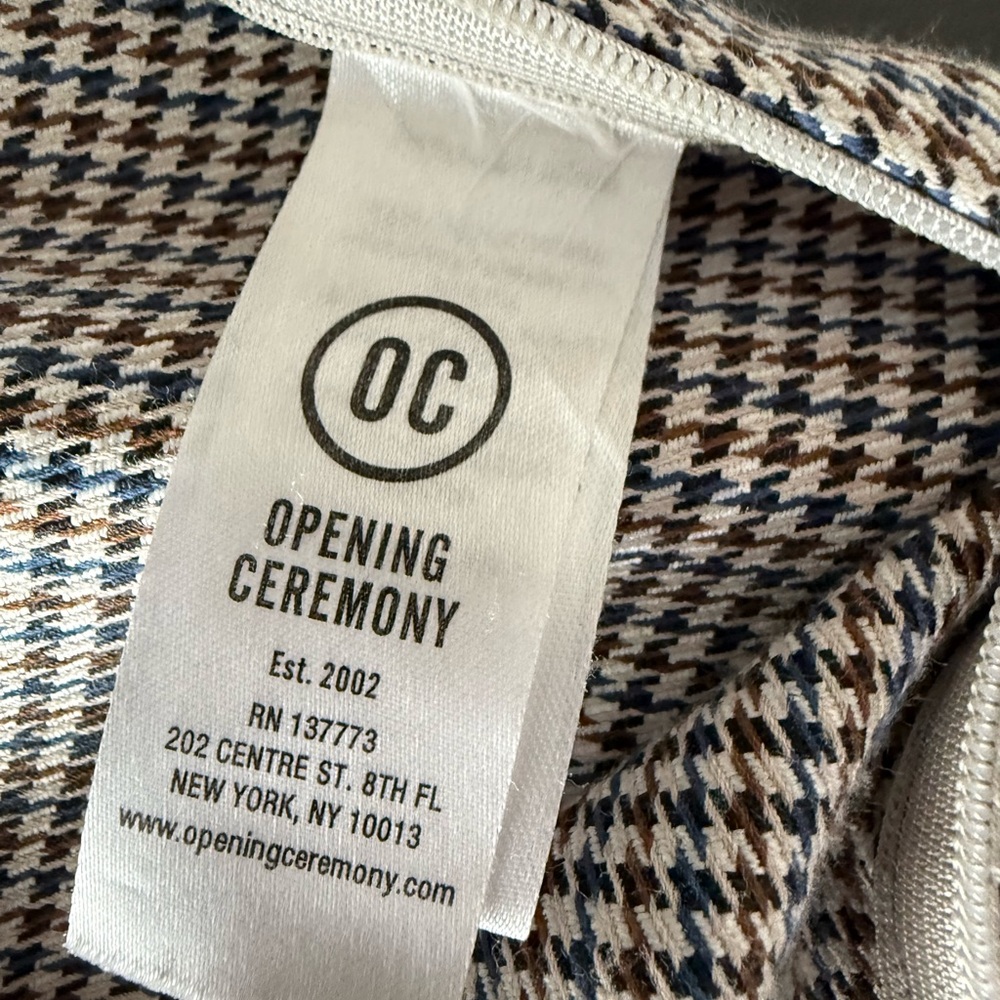 Opening Ceremony Houndstooth Patterned Pants - image 5